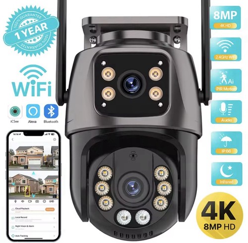 Telecamera wifi 8mp esterna - wifi,