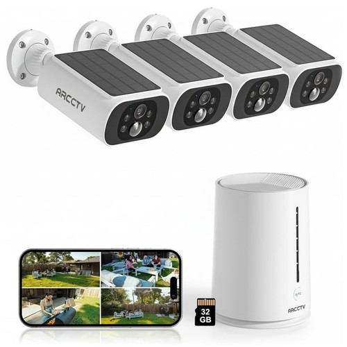 Arcctv 4mp batteria - wi-fi,